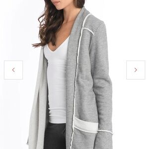 Hard Tail Forever Heather Gray Cardigan
